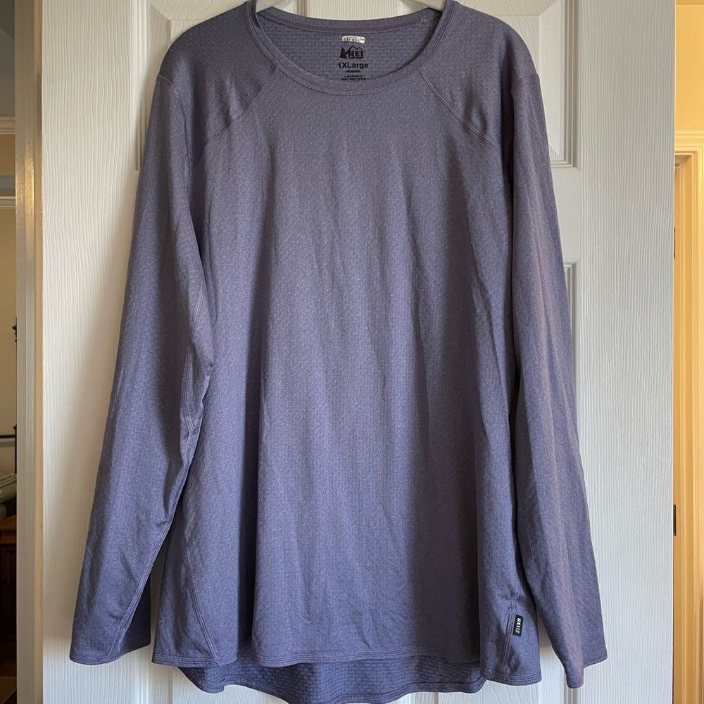 5/$25 REI Womens Lavender Long Sleeve Breathable Tee